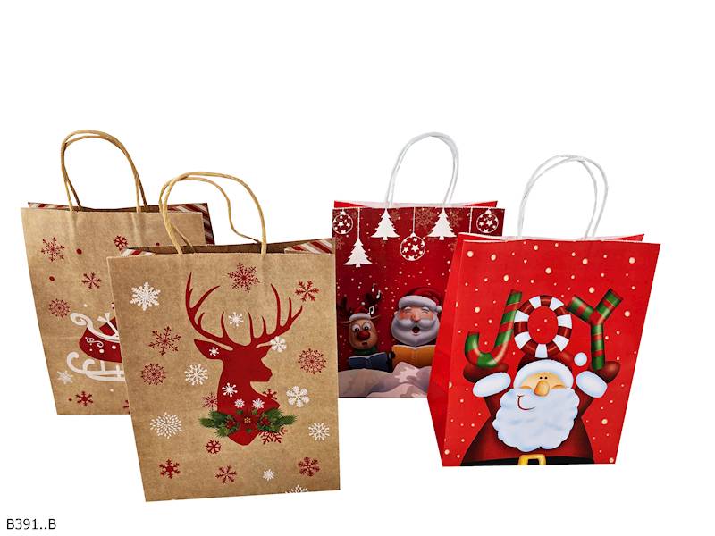 TOREBKA SZARA ŚWIATECZNA ŚREDNIA