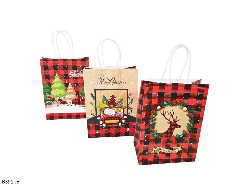 TOREBKA SZARA ŚWIATECZNA ŚREDNIA