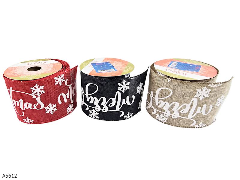 WSTĄZKA ŚWIĄTECZNA 2.7 m