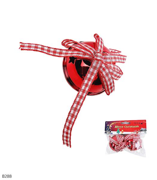 DEKORACJA ŚWIATECZNA METALOWE DZWONECZKI