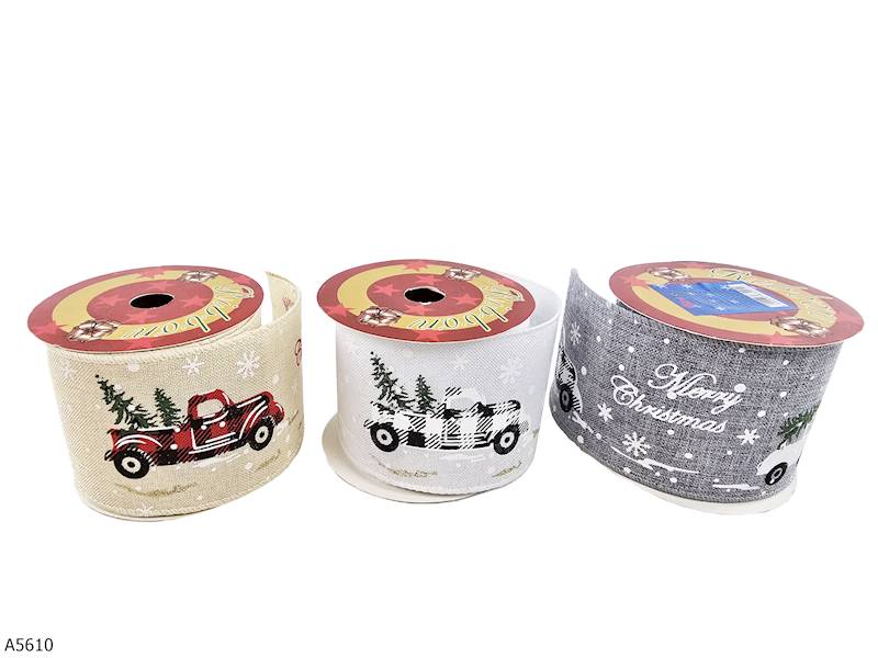 WSTĄZKA ŚWIĄTECZNA 2.7 m