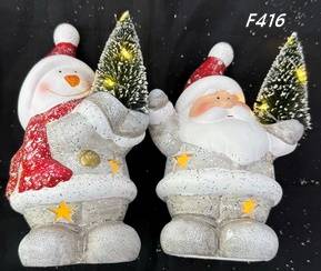 MIKOŁAJ Z CHOINKĄ ŚWIECĄCY