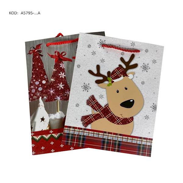 TOREBKA NA PREZENT ŚWIĄTECZNA MAŁA