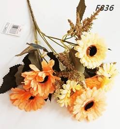 KWIATY SZTUCZNE BUKIET GERBERÓW