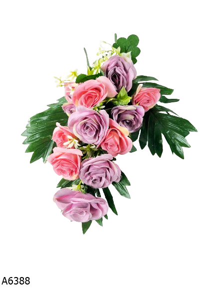 KWIATY SZTUCZNE BUKIET RÓŻ