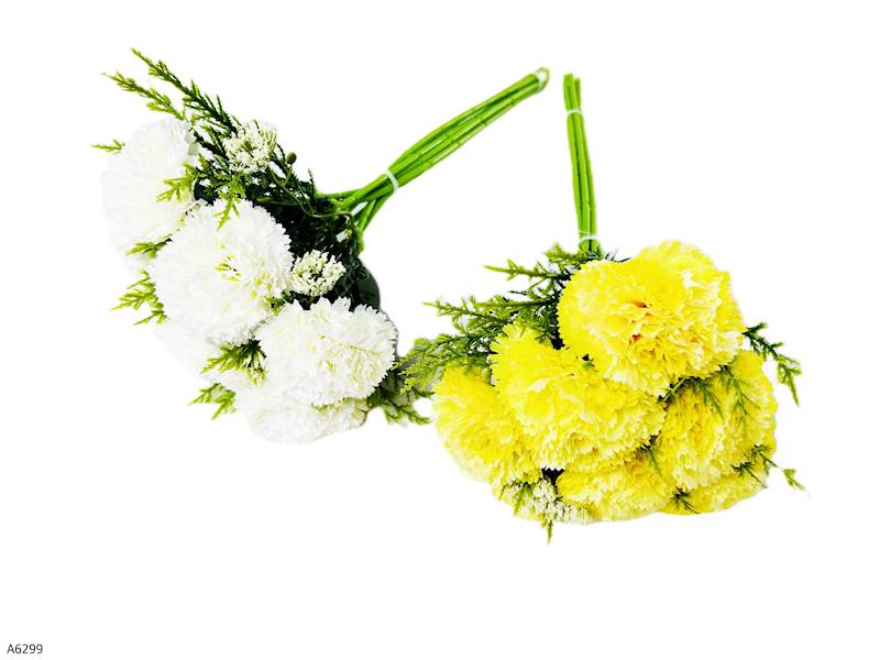 KWIATY SZTUCZNE BUKIET GOŻDZIKÓW