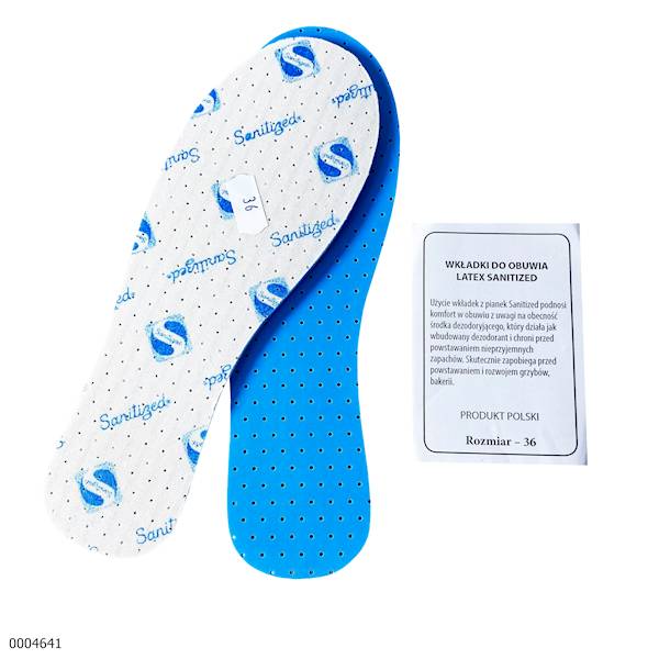 WKŁADKI DO OBUWIA LATEX SANITIZED