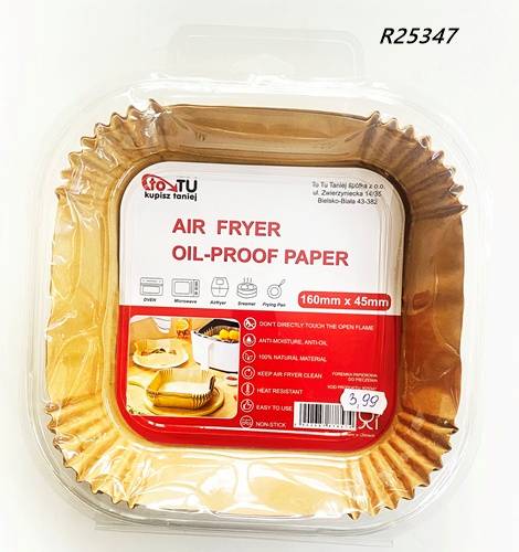 FOREMKI PAPIEROWE DO AIRFRYER ZMIANA CENY !
