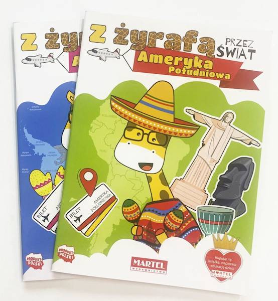 KOLOROWANKA Z ŻYRAFĄ PRZEZ ŚWIAT 