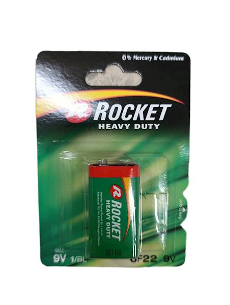 BATERIA 9V ROCKET NA BLISTRZE