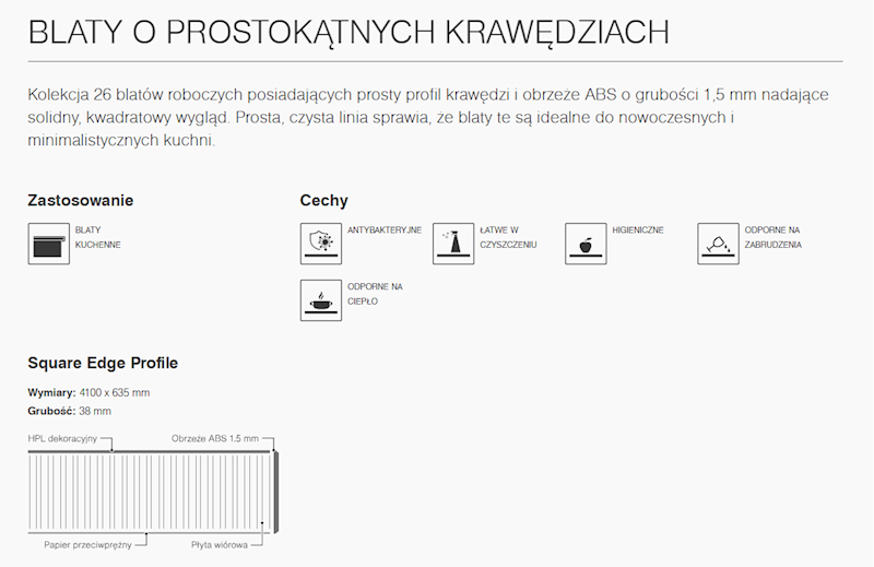 BLAT K218 GM Andromeda Czarna MAT ABS • 635mm • 38mm