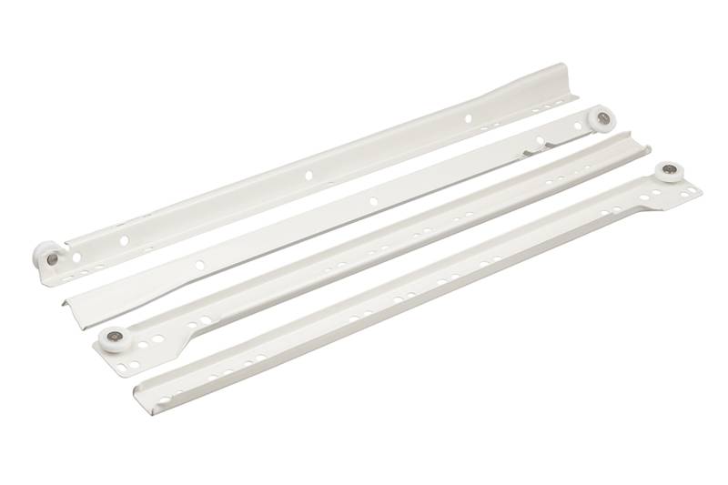 Prowadnica rolkowa FGV Biała • 550mm