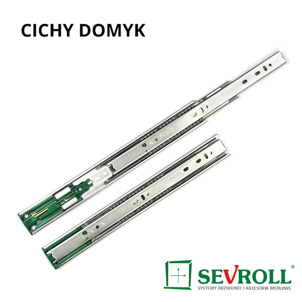 Prowadnica kulkowa SVS z hamulcem Sevroll • 450mm