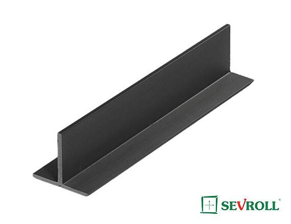 Teownik aluminiowy ZW 3m Sevroll • Czarny mat