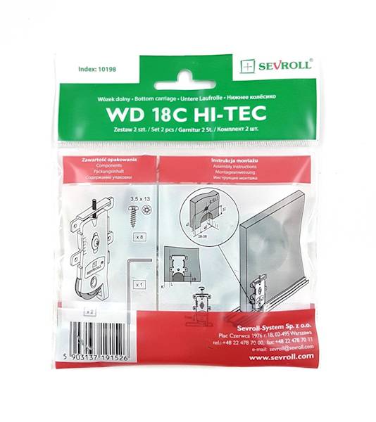 WÓZEK DOLNY SEWROL WD18C 10198