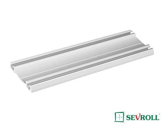 Tor dolny do drzwi przesuwnych ELEGANT Sevroll • 1,70m • Srebrny