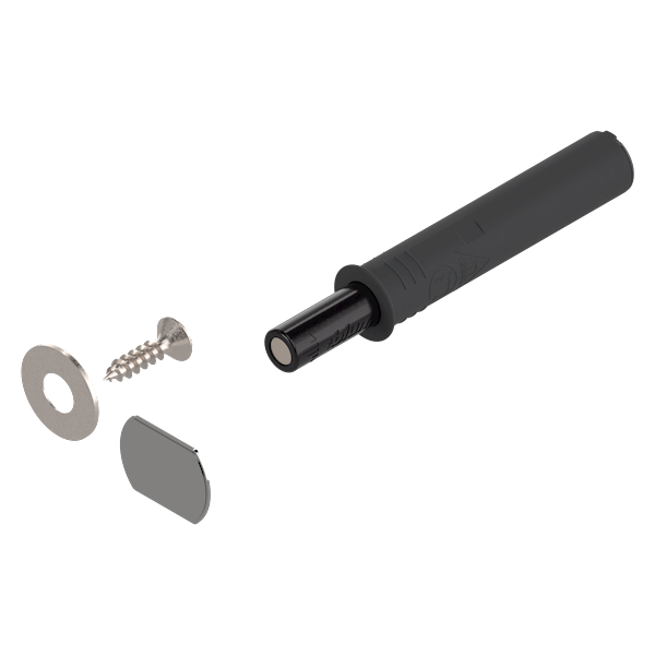 BLUM TIP-ON do drzwi KRÓTKI z magnesem 956.1004 • Czarny