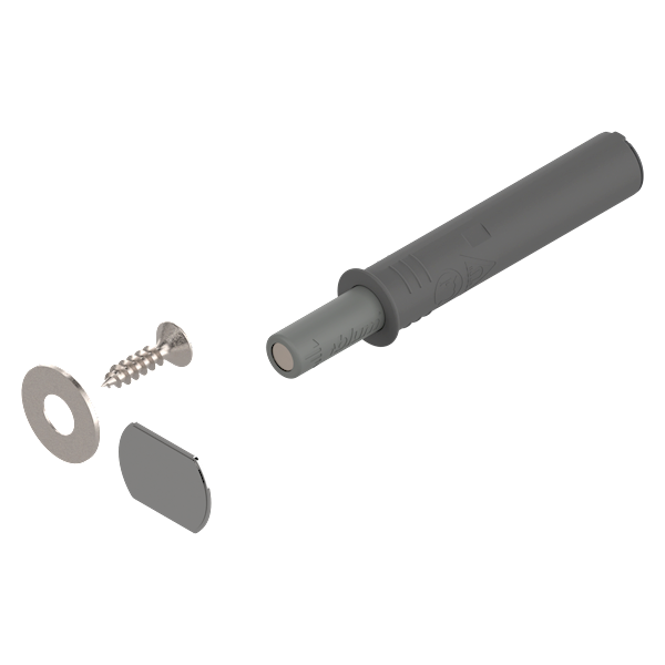 BLUM TIP-ON do drzwi KRÓTKI z magnesem 956.1004 • Szary