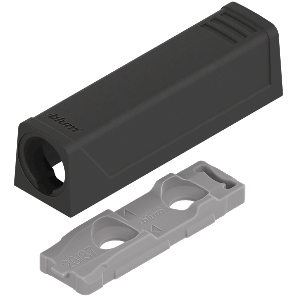 BLUM adapter TIP-ON do drzwi KRÓTKI 956.1201 • Czarny