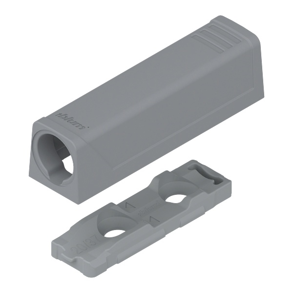 BLUM adapter TIP-ON do drzwi KRÓTKI 956.1201 • Szary