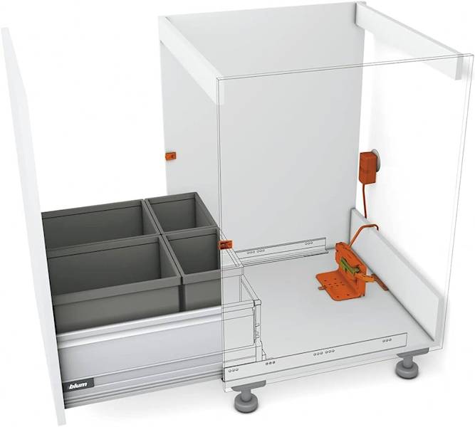BLUM SERVO Drive Uno Z10NA30EE01 elektryczne otwarcie szuflady zlewozmywakowej Z10UB00EE