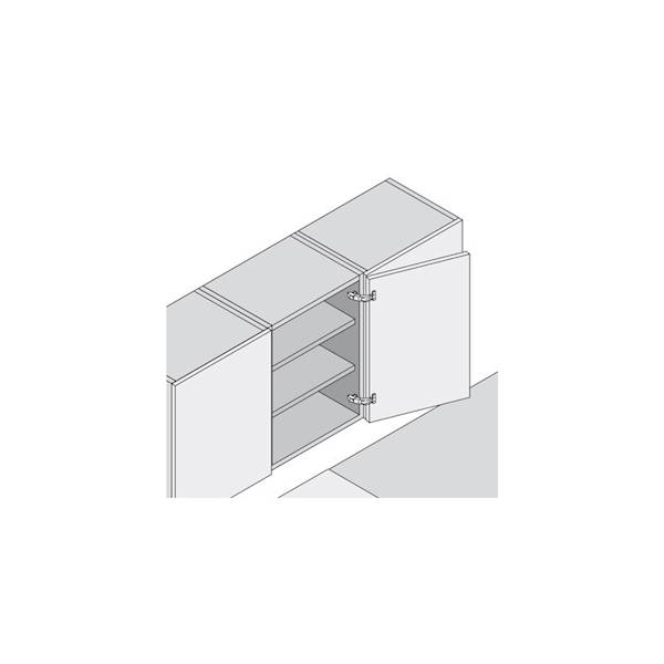 BLUM ZAWIAS 170° BEZ SPRĘŻYNY CLIP Top Drzwi nakładane 70T6550.TL