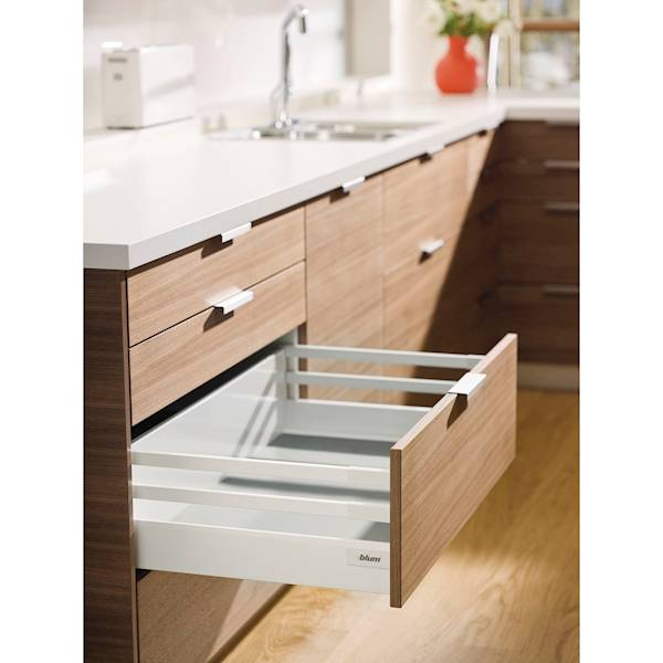 BLUM Reling BIAŁY TANDEMBOX do wysokiej szuflady ZRG • 400mm