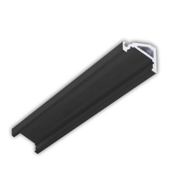 Profil LED kątowy K5 + KLOSZ • 2m • Czarny