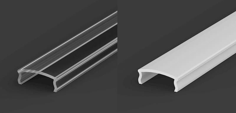 Profil LED nawierzchniowy NA5 + KLOSZ • 3m • Aluminium