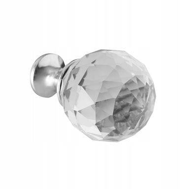 GAŁKA MEBLOWA CHROM+ CRYSTAL 40MM