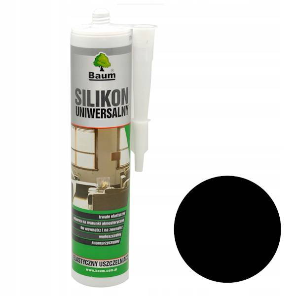SILIKON UNIWERSALNY CZARNY baum 260ml