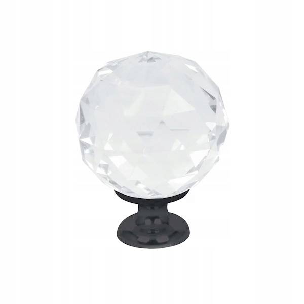 GAŁKA CRYSTAL PALACE C 30MM CZARNY-BIAŁY
