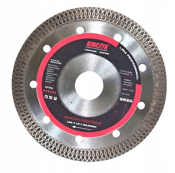Tarcza diamentowa KINCZYK CERAMIC SUPER • 230mm