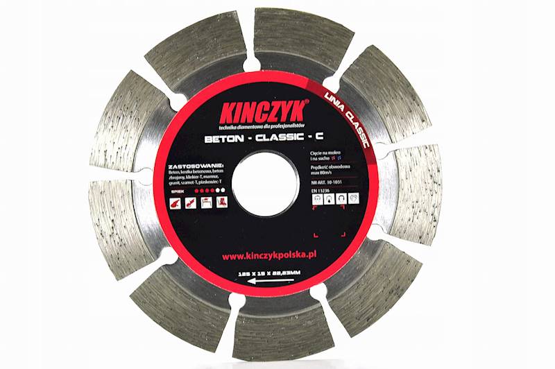 Tarcza diamentowa KINCZYK BETON CLASSIC-C • 125mm