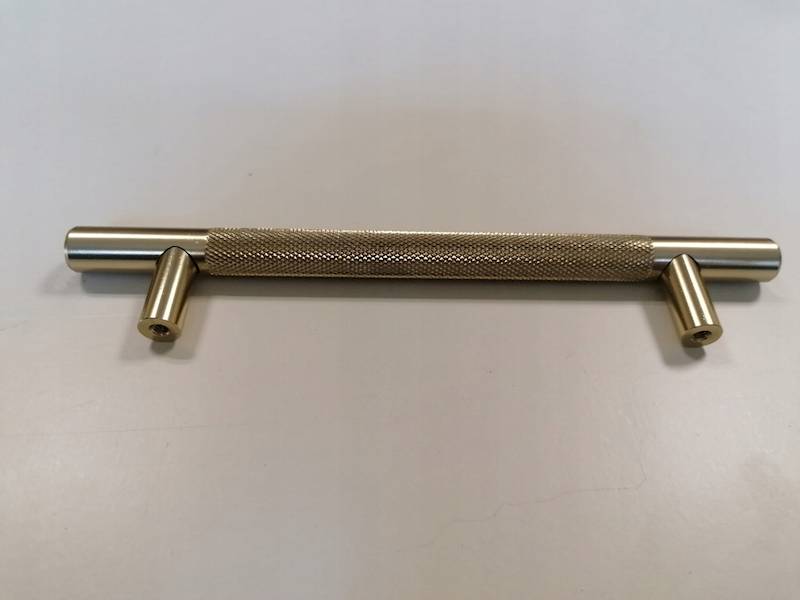 UCHWYT INDUSTRAL GOLD ZŁOTY • 128mm