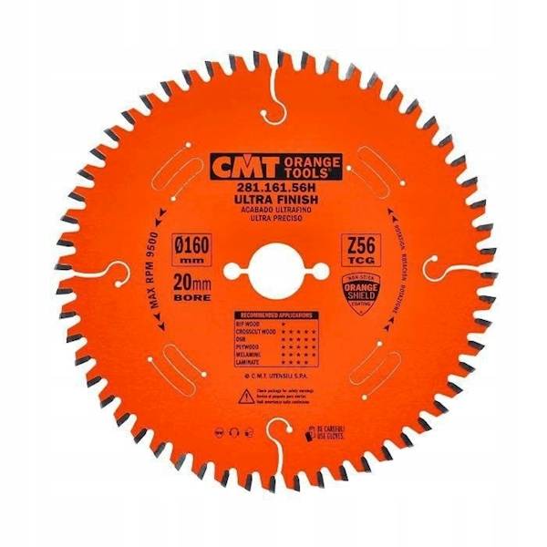 CMT Piła do płyty wiórowej i laminatów 281. • 160mm • 20mm • 56z