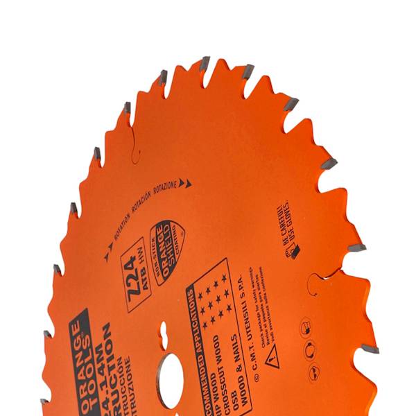 CMT Piła budowlana do drewna z metalem i betonem 286. • 350mm • 30mm • 24z