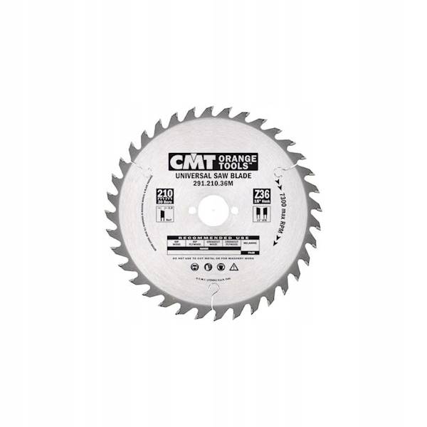CMT Piła do elektronarzędzi uniwersalna • 200mm • 30mm • 36z