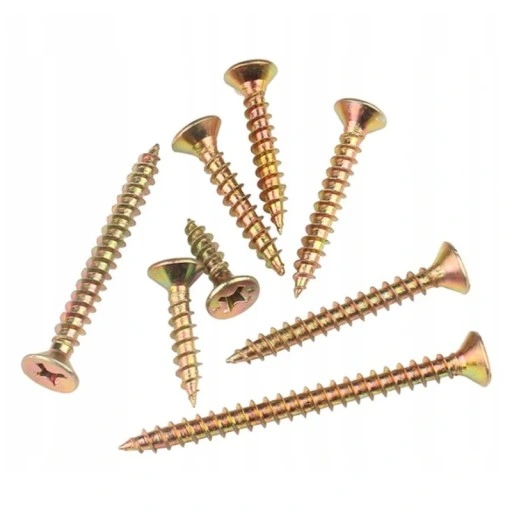Wkręty do drewna PZ2 żółte BENOX 100szt • 4,5x40 mm