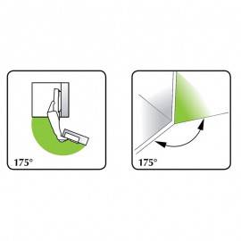 ZAWIAS FGV SLIDE ON kątowy 175° narożny
