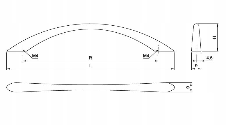 UCHWYT UZ-07-96 CHROM