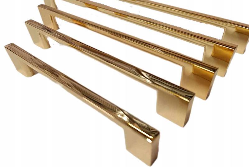 Uchwyt meblowy D705 TECHNO • Złoty • 128mm