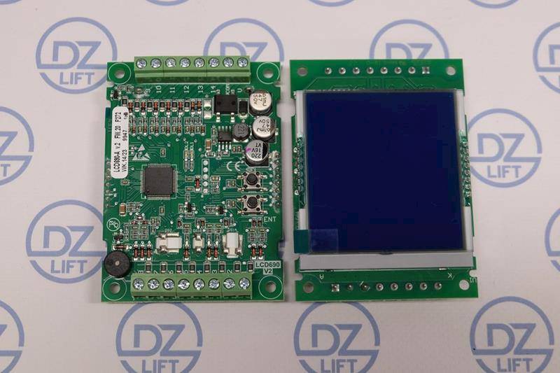 Wyświetlacz Vega Icaro LCD690-A, połączenie równoległe, niebieski