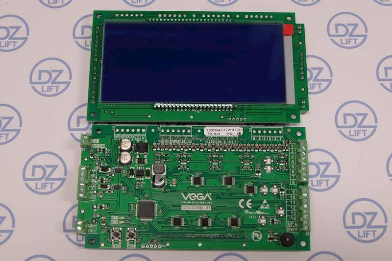 Wyświetlacz Vega Tricolor LCD590-A