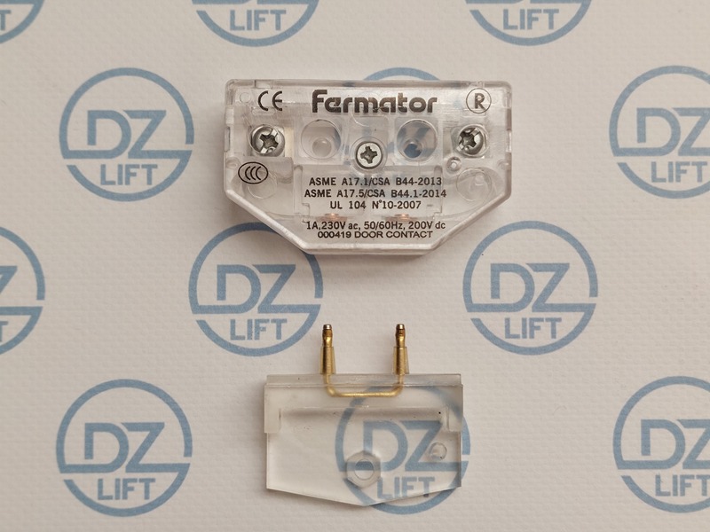 Kontakt z przeciwkontaktem drzwi Fermator 60 mm