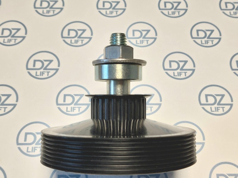 Zespół koła pasowego Fermator, model 40/10PM i Premium PM, fi 100, pasek wielorowkowy/HTD