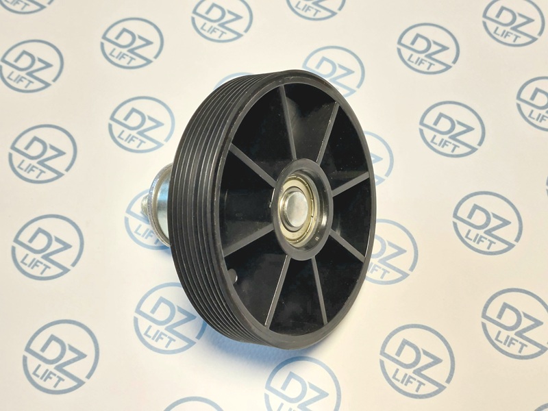 Zespół koła pasowego Fermator, model 40/10PM i Premium PM, fi 100, pasek wielorowkowy/HTD