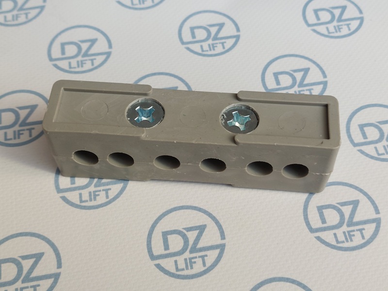 Listwa zbierająca do lin 6 x ⌀10 mm