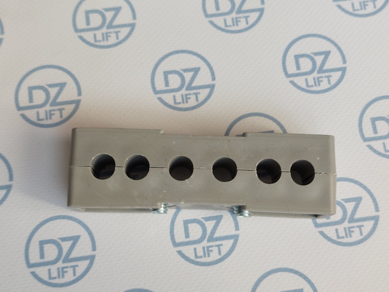 Listwa zbierająca do lin 6 x ⌀10 mm