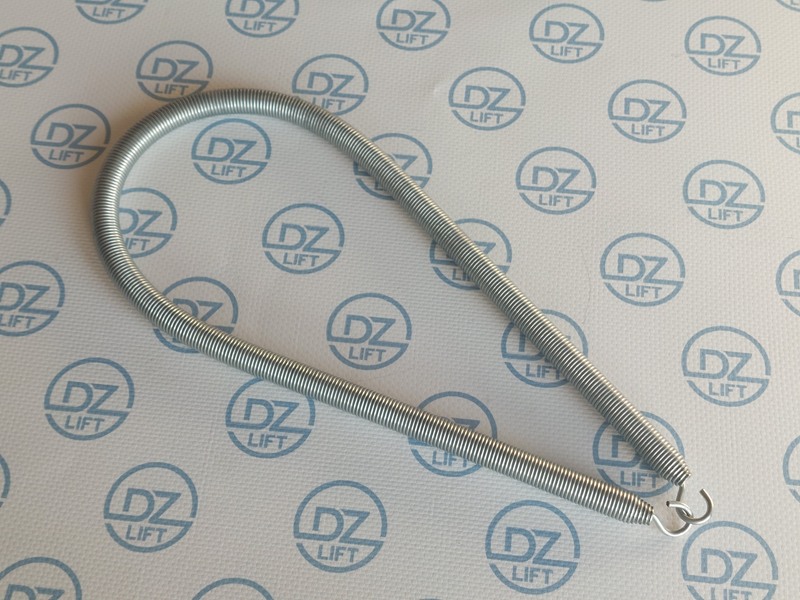 Sprężyna do drzwi Wittur, długość 535 mm, szerokość otwarcia drzwi <=900mm